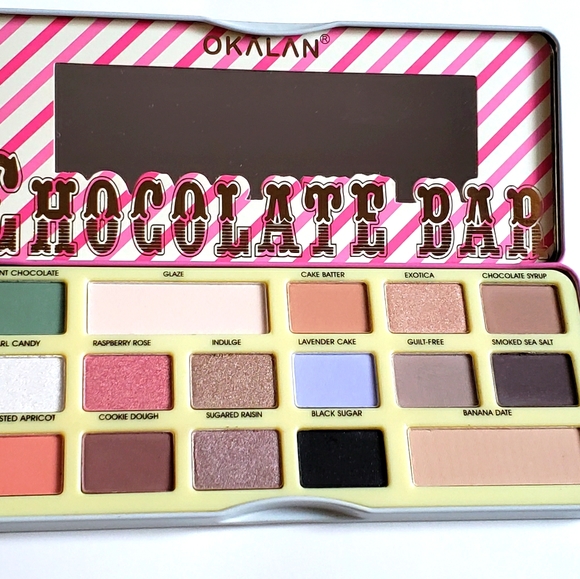 Okalan Chocolate Bar 16 Colors Eyeshadow Palette - Picture 2 of 2